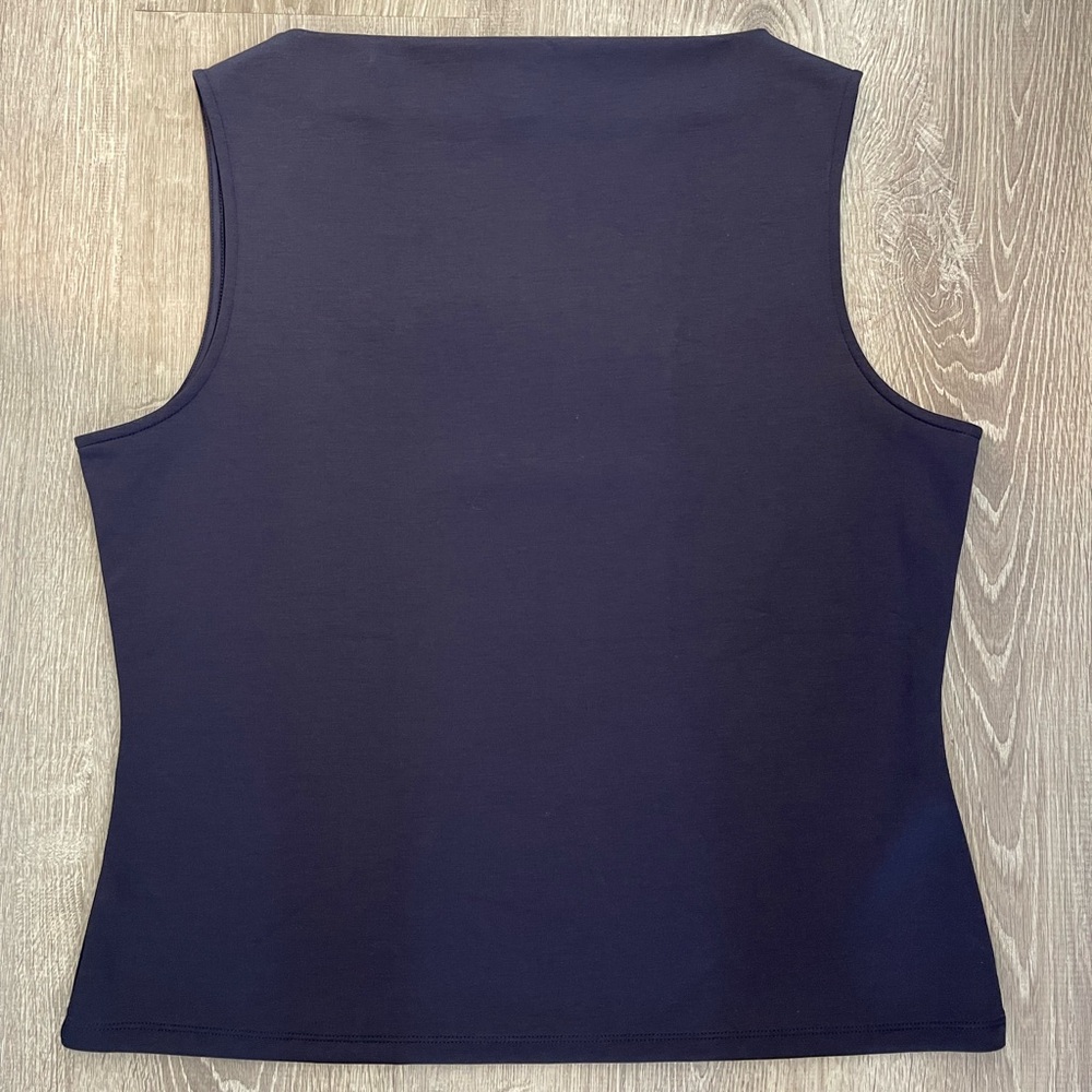 Banana Republic Navy Sleeveless Tank Top